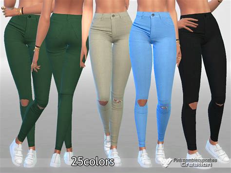 The Sims Resource High Waisted Skinny Jeans