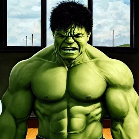 The Hulk Starring As Walter White In Breaking Bad Stable Diffusion