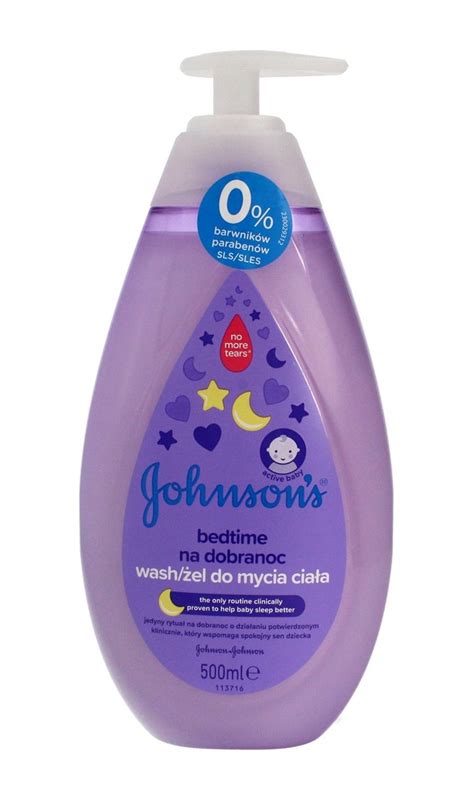 Johnson S Baby Bedtime Żel Do Mycia Ciała Dla Dzieci Na Dobranoc 500