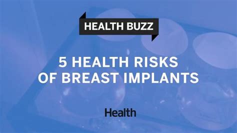 5 health risks of breast implants