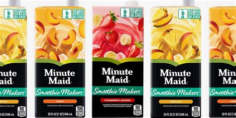 Minute Maid Steps Out of Juices With 3 Smoothie Mix Flavors