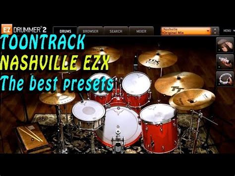 Toontrack Nashville EZX Nashville EZX Presets Nashville Ezx Demo My