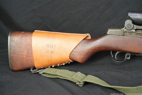 Wwii Springfield M D Garand Sniper M Scope Semi Auto Rifle C R