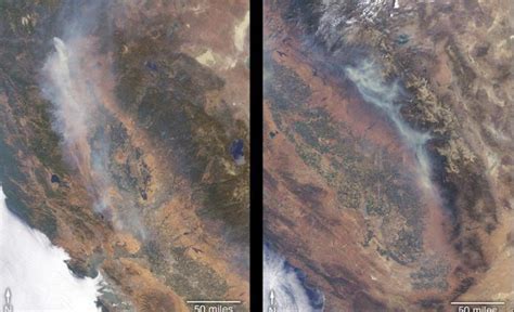 Nasa Muestra Imágenes Satelitales De Incendios Forestales En California