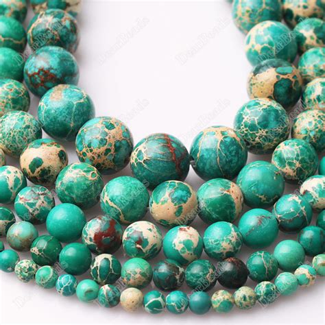 Natural Sea Sediment Jasper Beads For Diy Jewellery Making Dearbeads