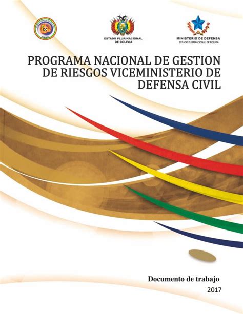 Bolivia programa nacional de gestión de riesgos UNW WRD Knowledge Hub