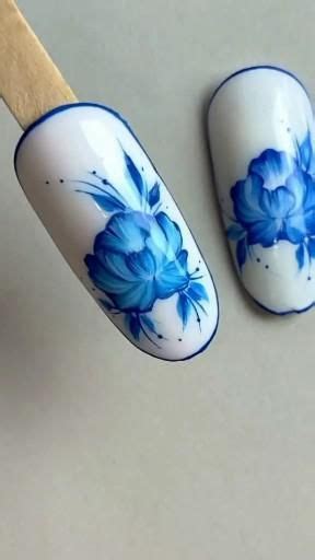 Мастер-класс//Рисунок на ногтях [Video] | Floral nail art, Stylish ...