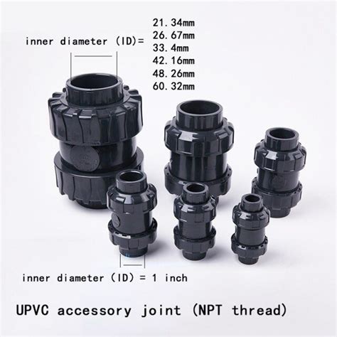 PVC One Way Non Return Check Valve Pipe Fitting For Garden Irrigation