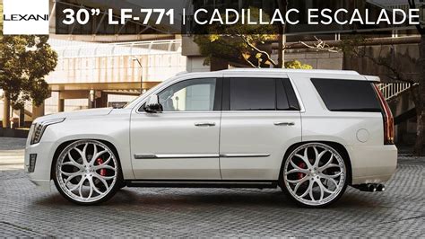 Custom Cadillac Escalade With Air Suspension X 30 Lexani Wheels Youtube