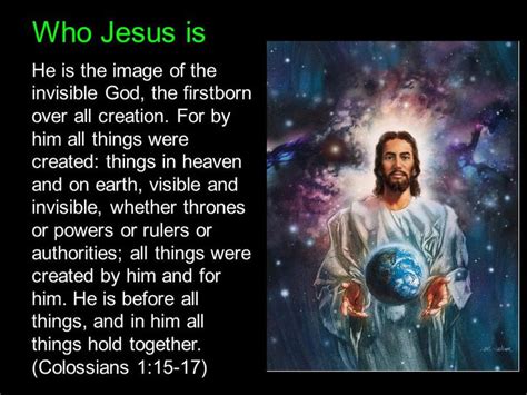 Image Result For Jesus Firstborn Of All Creation Bible Knowledge