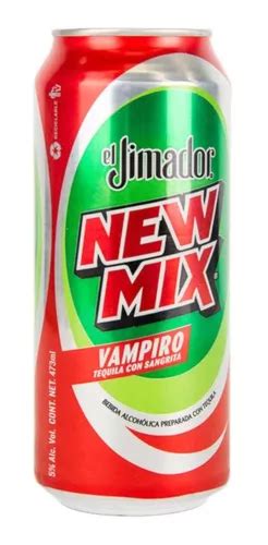 Pack De 24 Bebida Alcohólica New Mix Vampiro De 473 Ml Envío Gratis