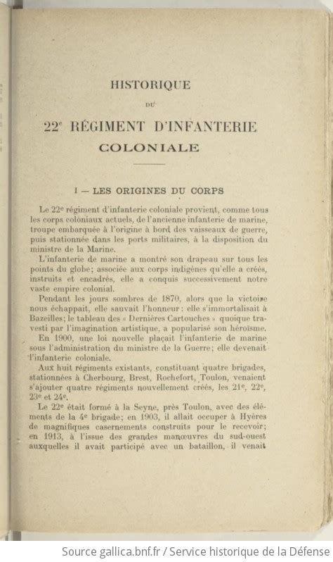 Historique Du E R Giment D Infanterie Coloniale Pendant La Guerre