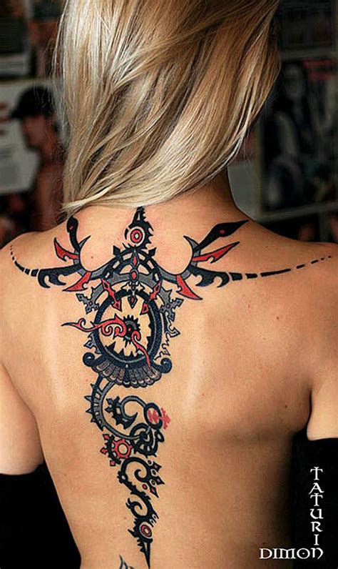 Steampunk Back Tattoo | Best tattoo design ideas