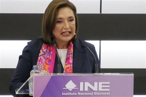 X Chitl G Lvez Se Registra Ante El Ine Como Candidata A La Presidencia