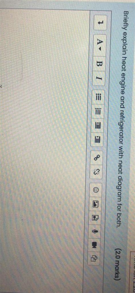solved briefly explain heat engine  refrigerator  cheggcom