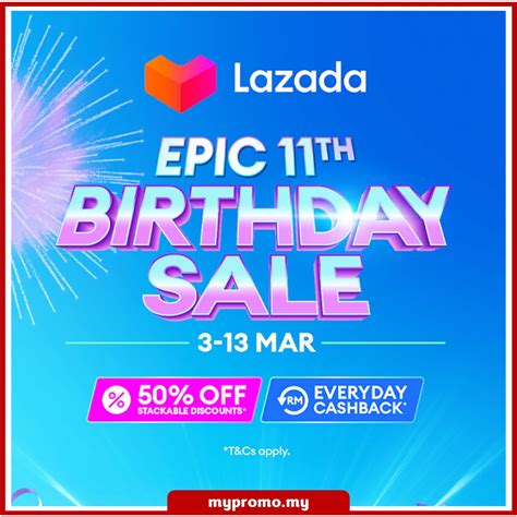 Lazada Birthday Sale Exclusive Voucher Code Mypromo My