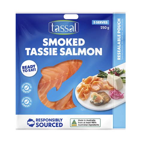 Buy Tassal Tasmanian Smoked Salmon 250g Coles