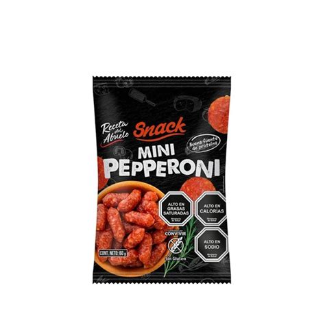 Receta Del Abuelo Snack Mini Pepperoni Pack Con Bolsas De G Tren