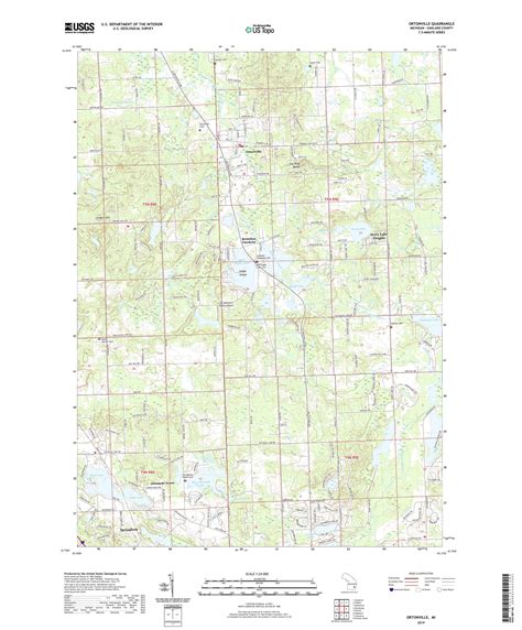 Ortonville Michigan Us Topo Map Mytopo Map Store