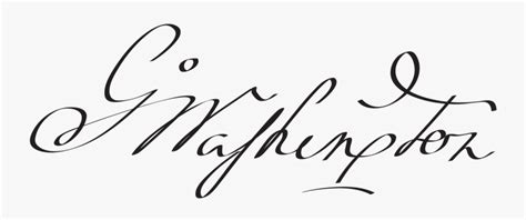 George Washington Signature , Free Transparent Clipart - ClipartKey