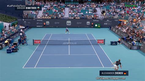 Tennis Atp Miami Sf Grigor Dimitrov Vs Alexander Zverev