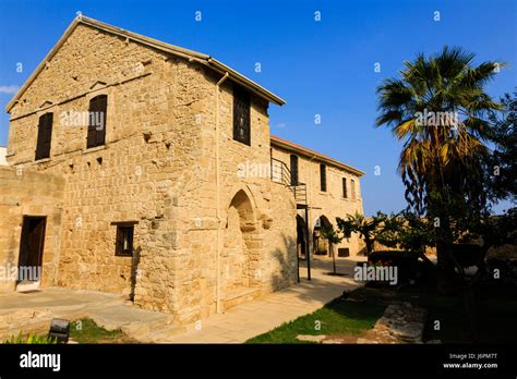 Larnaca fort and museum courtyard on Larnaca Finikoudas, Cyprus Stock Photo - Alamy