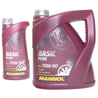 MANNOL Getriebeöl 75W 90 Basic Plus API GL 4 5 Liter online im M 29 49