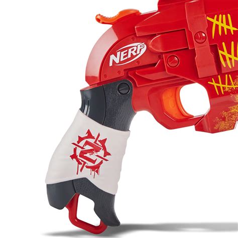 Buy Nerf Zombie Strike Hammershot Blaster Pull Back Hammer Blasting Action 5 Official Zombie