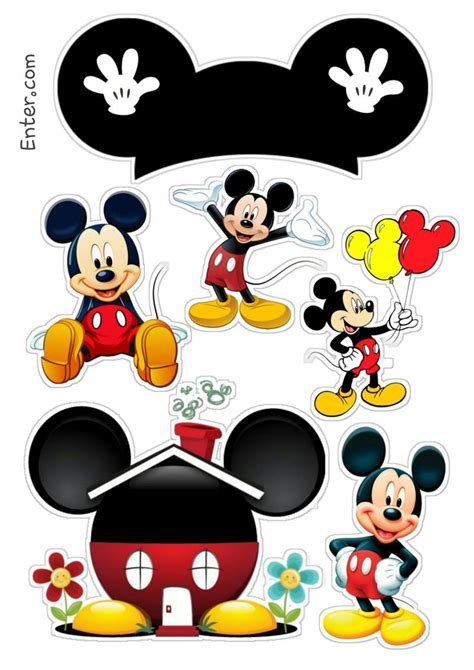 Mickey Mouse Edible Cake Topper Kit | ubicaciondepersonas.cdmx.gob.mx