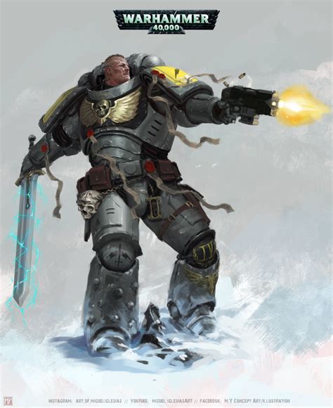 Artstation Space Marines Primaris Vignette Illustrations For Codex