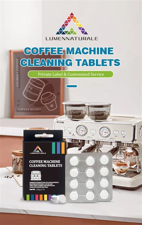 Coffee Machine Cleaner Tablet Espresso Effervescent Tablet Detergent