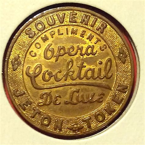 Opera Cocktail De Luxe Souvenir Jetons Numista