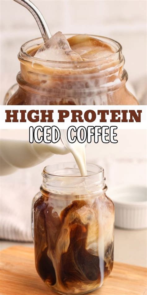 Iced Protein Coffee Recipe Proffee Recipe In 2024 Iced Coffee Protein Shake Iced Coffee