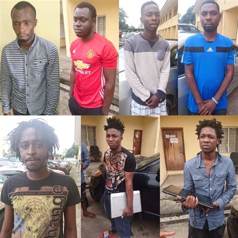 Efcc Arrests 8 Internet Fraudsters In Lagos Crime Nigeria