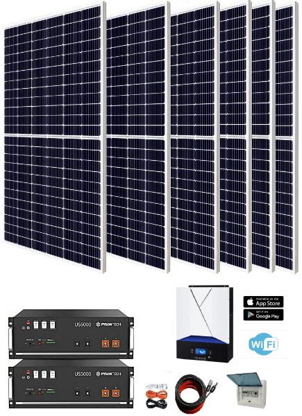 Kit Placas Solares Litio W Wh Dia La Casa Solar