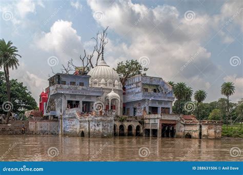 Vintage Old Structure At Patthar Ghat Or Massacre Ghat On Gunga River