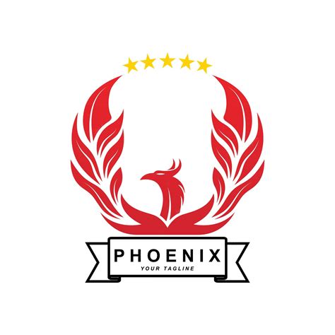 Premium Vector Phoenix Logo Icon Vector Illustration Template Design