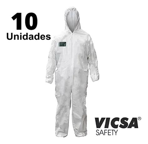 Kit 10 Macacão Tnt Tyvek Epi Impermeável Hospital Pintura