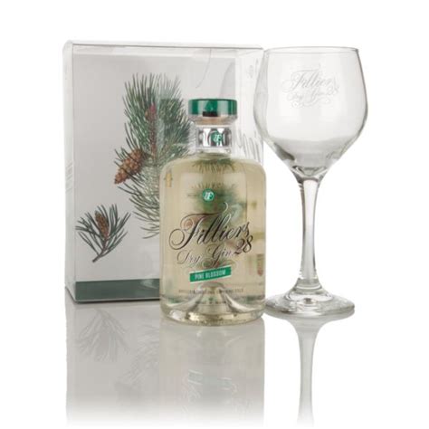 Filliers Dry Gin Pine Blossom Dry Gin Gin Glass Set