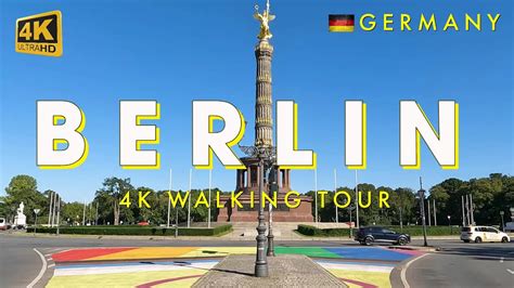 4k Walking Tour Berlin Spaziergang Durch Den Tiergarten Von Der