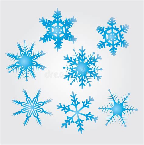 Snow Flakes Stock Vector Illustration Of Festival Winter 11376760