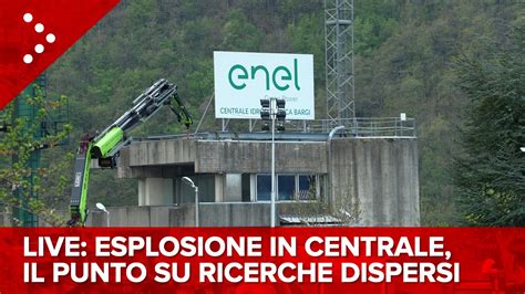 LIVE Esplosione Centrale Idroelettrica Bargi Punto Stampa Su Ricerche