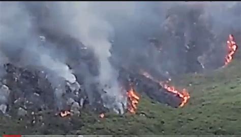 Sin Control Continúa Incendio Forestal En El Oriente Del Tolima Cambioin