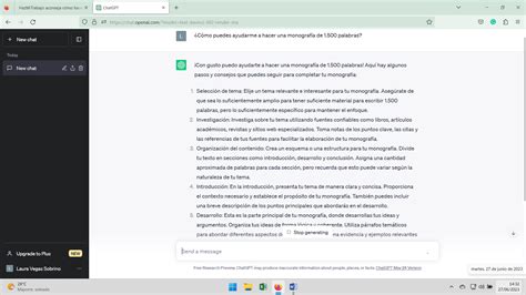 C Mo Hacer Una Monograf A Con Chat Gpt Gu A Paso A Paso