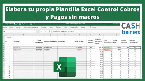 Control de Pagos en Excel Cómo Gestionar y Registrar Pagos Cursos de