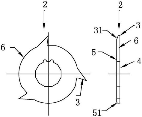 碎纸机切纸刀片、刀片组及切刀装置的制作方法