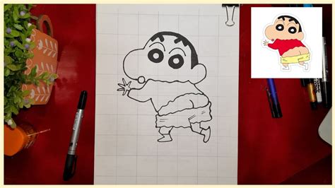 How To Draw Shinchan Step By Step Easy Shinchan Drawing Youtube