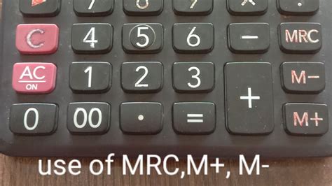 How To Use MRC M And M Button In A Calculator YouTube