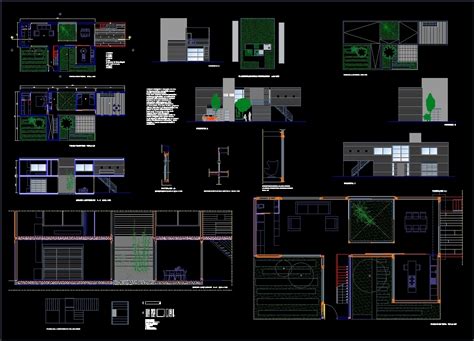 Housing Patio Dwg Section For Autocad Designs Cad