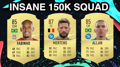 Insane K Hybrid Squad Builder Fifa Ft Fabinho Mertens Allan